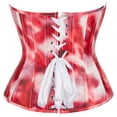 thumbnail image 4 of UPPADA Womens Corset On Sale,Womens Bustier Lingerie Bodice Corset Plus Size Bustier Tops Pattern Corset Belt Floral Bustier Top Underbust Lace Up Corset, 4 of 7
