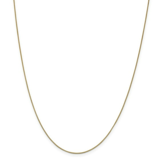 Primal Gold 14 Karat Yellow Gold 0.7mm Box Chain