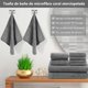 thumbnail image 5 of Juego de Toallas de Ba&ntilde;o de 8 Piezas, Suave y Agradable para La Piel Vell&oacute;n de Coral Toalla, Super Absorbente y Secado R&aacute;pido, Lavable a M&aacute;quina, Toallas Ba, 5 of 8