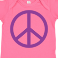 thumbnail image 4 of Inktastic Purple Peace Sign Boys or Girls Baby Bodysuit, 4 of 5