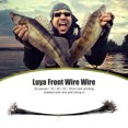 thumbnail image 5 of Alambre Antibobinado 20 piezas línea de pesca antimordedura cable de acero líder aparejos de pesca (20 cm negro), 5 of 5