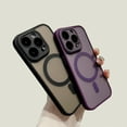 thumbnail image 6 of Frosted phone case for iPhone, all-inclusive lens for magnetic drop-proof premium protective cover, 6 of 6