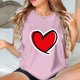 thumbnail image 4 of Camisetas de Manga Corta para Mujeres, Camiseta de Cuello Redondo Impresa de Moda, Primavera Y Verano Casual, 4 of 8