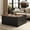 Black & Brown, variant on Flictozena 40" Farmhouse Lift Top Coffee Table with Hidden Compartment and Power Outlets, White Square Wooden Center Table for Living Room, Multi-Functional Flip-Top Storage Table, White