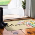 thumbnail image 2 of Spring Door Mat,Flower Floral Indoor Outdoor Non-Slip Doormat,Entryway Front Porch Spring Summer Welcome Door Mat Colorful for Entrance Decor,30" x 17", 2 of 6