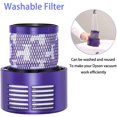 thumbnail image 5 of Filtre Lavable pour Aspirateur avec Une Brosse de Nettoyage, Filtre de Rechange Dyson pour Série V10 SV12 esquí esquí Gafas de esquí, 5 of 5