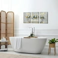 thumbnail image 4 of Bathroom Canvas Wall Art Pictures Bathtub Floral Poster Prints Relax Soak Unwind Home Wall Decor for Bathroom Unframed, 4 of 6