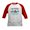 Red/White, variant on CafePress - Back To School T Shirt Design – Trendy & Fun Style Kids Baseball T Shirt - Kids Cotton Baseball Jersey, 3/4 Sleeve Shirt