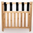 thumbnail image 5 of Fully Assembled Luggage Rack,1-Packed,Bamboo Luggage Rack Foldable Suitcase Stand with Storage Shelf for Guest Room Hotel Bedroom, 5 of 8