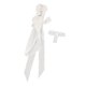thumbnail image 1 of Figura de acción con vestido largo, ropa femenina, vestido de soldado para figura de acción de 12" blanco, 1 of 9