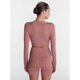 thumbnail image 4 of Athletic Works Women's ButterCore Wrap Top with Built In Bra, Sizes XS-XXXL, 4 of 7