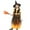 Yellow, variant on BAOZHU Girls Halloween Costume Cosplay Dress Outfit Set Witch Costume With Hat(No Broom) 3-14 Years