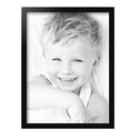 thumbnail image 2 of ArtToFrames 12" x 16" Satin Black Short Picture Frame, 12x16 inch Black Wood Poster Frame (WOM-1416), 5 Pack, 2 of 7