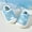 Light Blue#1, variant on SERTG Kids Print Pattern Soft Sole Casual Shoes Breathable Mesh Summer Footwear for Childrens Kids Comfortable Walking Shoes Outdoor Play Lightweight Shoes(Pink#2,1-1.5 Years)