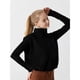 thumbnail image 5 of Chaleco Corto de Forro con Cremallera para Mujer, Abrigo Corto Cálido de Invierno Sin Mangas con Cuello Alto. Negro L, 5 of 7