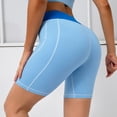 thumbnail image 6 of Sevevn Women's High Waist Yoga Short Abdomen Control Training Running Yoga Pants yoga shorts for women, 6 of 8