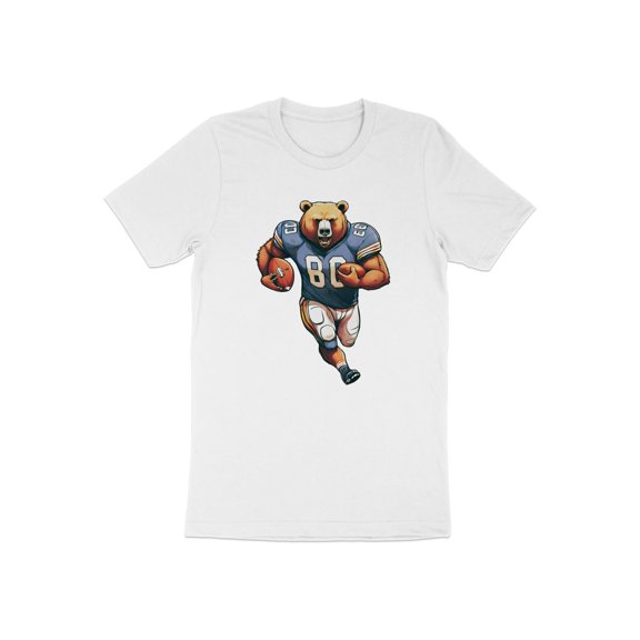 American Football Player Bear Game Day Gift Men Women Kids T-Shirt American Football Player Birthday Holiday Presents Tshirt