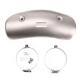 thumbnail image 1 of Kit de protección de tubo silenciador medio de escudo térmico de escape Universal de 19,5 Plata Baoblaze Escudo protector de escape, 1 of 8
