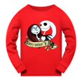 thumbnail image 1 of Pijamas de Nightmare Be for Christmas para niños, ropa de dormir de otoño e invierno, conjunto de pijamas para bebés, camiseta, pantalones, traje para niñas, camisetas de manga larga, 1 of 4