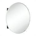 thumbnail image 4 of TEHOME Surface Mount Chrome Round Circle Bathroom Medicine Cabinet with Mirror Circulars Shaped Stainless Steel Metal Framed Medicine Cabinets Bathroom Cabinet with Mirror 24'' Diameter, 4 of 8
