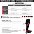 thumbnail image 4 of CSX X200 15-20 mm High Athletic Compression Sock, Green & Black - Large, 4 of 4