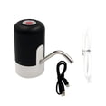 thumbnail image 4 of Tnarru Distributeur d'Eau Automatique Pompe à Eau Électrique Portable pour Hôtel Maison Lampe Led Bouteille d'Eau Potable pour Randonnée Table d'Eau Noir, 4 of 8