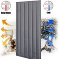thumbnail image 2 of Aislamiento térmico de puertas, puerta de cortina con aislamiento acústico insonorizado, cortina térmica con aislamiento en frío, a prueba de viento, impermeable, sin perforaciones para puertas de entrada principal esquí esquí Gafas de esquí, 2 of 5