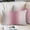Grey, pink, variant on Dark Red Grey Black Ombre Pillow Covers, Linen Long Throw Pillow Case, Farmhouse Gradient Minimalist Holiday Pillow Protector Decorative Cushion Cover for Living Room/Bedroom 20" x 30"