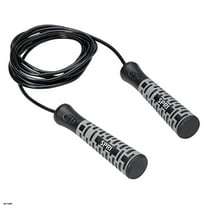 SPRI Sure-Grip Textured Adjustable Speed Rope, Black