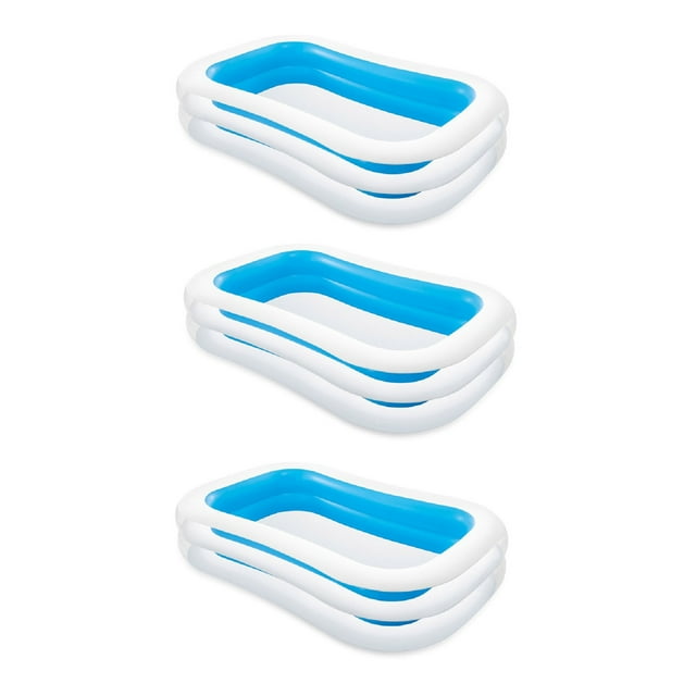 Intex Swim Center Piscine Familiale Gonflable 198 Gallons, Bleue (Lot de 3)