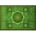 thumbnail image 1 of Ahgly Company Indoor Rectangle Oriental Green Modern Area Rugs, 8' x 10', 1 of 4