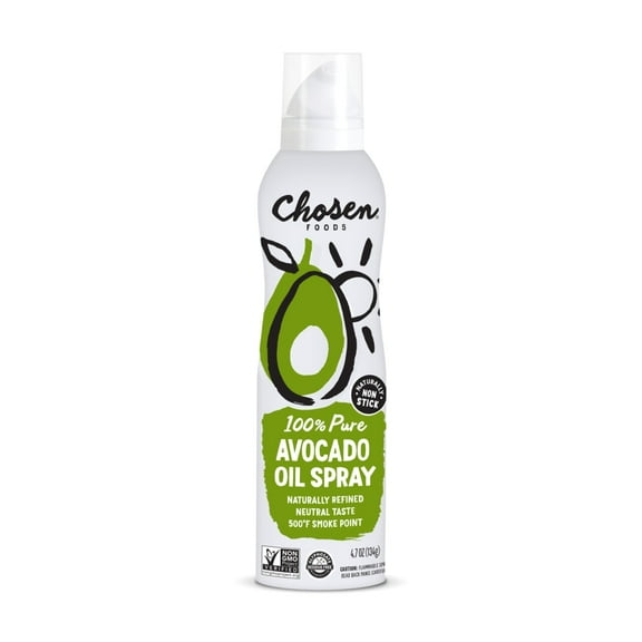 Pack of 2 Chosen Foods 100% Pure Avocado Oil Spray, 4.7 oz (packaging may vary)
