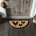 thumbnail image 5 of VHC Brands Down Home Rooster & Hens Coir Rug Half Circle 16.5x33, 5 of 5