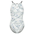 thumbnail image 4 of Cinnamoroll Women's One Piece Swimsuit High Neck Tummy Control Swimwear Bathing Suit, 4 of 7