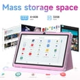 thumbnail image 4 of HOTTABLET Tablet 7 pulgadas Android 14.0 con funda protectora, 8 GB (4+4 GB expandidos) RAM+ 32 GB ROM, pantalla IPS, cámara dual, Bluetooth 5.0 WiFi Tab (rosa), 4 of 5