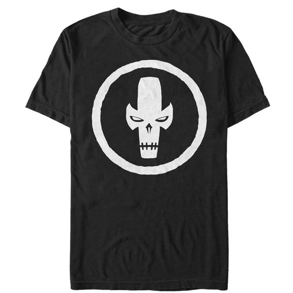 Men's Marvel Crossbones Mask  Graphic Tee Black Large