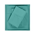 thumbnail image 2 of Superior 4-Piece 600 Thread Count Cotton Blend Deep Pocket Sheet Set, Full, Teal, 2 of 7