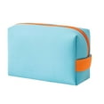 thumbnail image 2 of Travel Large Cosmetic Bag Zippered Toiletry Carry Pouch for Makeup Storage Supplies, 2 of 2