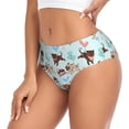 thumbnail image 2 of Balery Cute Pug Dogs Ropa Interior de Algodón para Mujer con Dibujo – Braguitas Cómodas y Elásticas, Estilo Clásico-4X-Large, 2 of 6