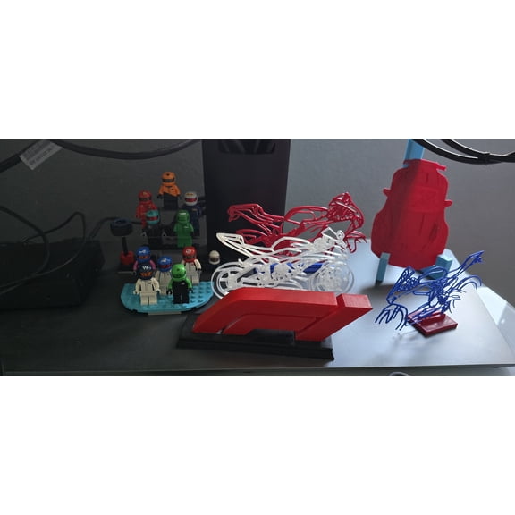 Racing Themed Desk Decor – Formula Red Emblem