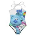 thumbnail image 3 of Blue'S Clues Girls One Piece Swimsuits Kids Sport Summer Swimwear Beach Bathing Suit, 3 of 6