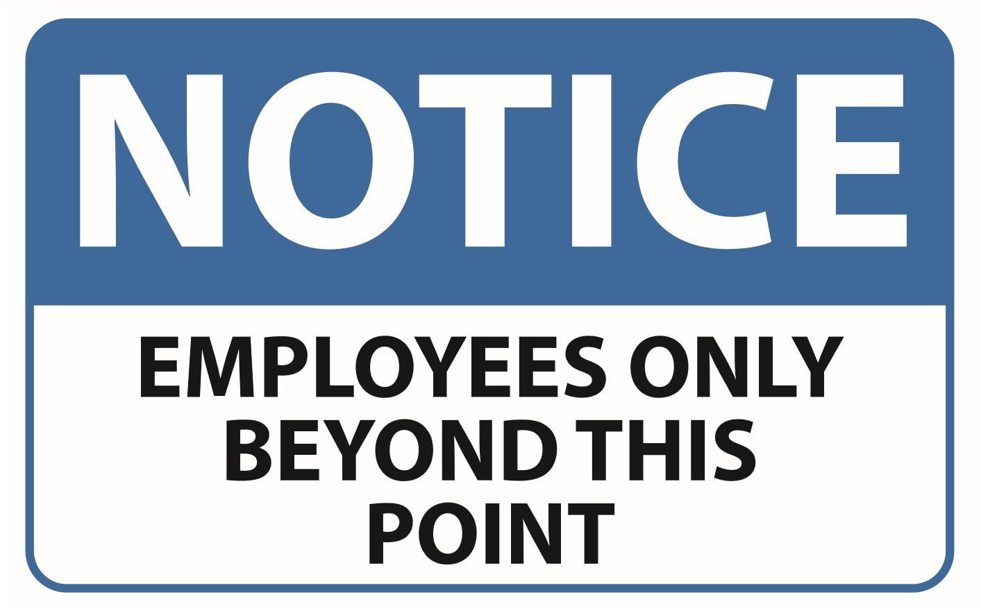 NO PERSON BEYOND HERE SIGNS & STICKERS ALL SIZES PAR23 ALL MATERIALS FREE P+P 