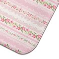 thumbnail image 5 of Pink Floral and Lace Pattern Dish Drying Mat for Kitchen 1 Pack, Ultra Absorbent Microfiber Dishes Drainer Mats,16"x18", 5 of 6