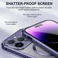 thumbnail image 6 of Case for iPhone 15 Pro Max, with Alloy Camera Invisible Stand [Compatible with MagSafe] Drop Protection Magnetic Absorption Metal Bumper and Back Acrylic Cover for iPhone 15 Pro Max, Silver, 6 of 8