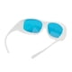 thumbnail image 4 of Gafas de seguridad láser de 650 nm, gafas antiláser con diseño envolvente, gafas de miopía aptas, color blanco, 4 of 5