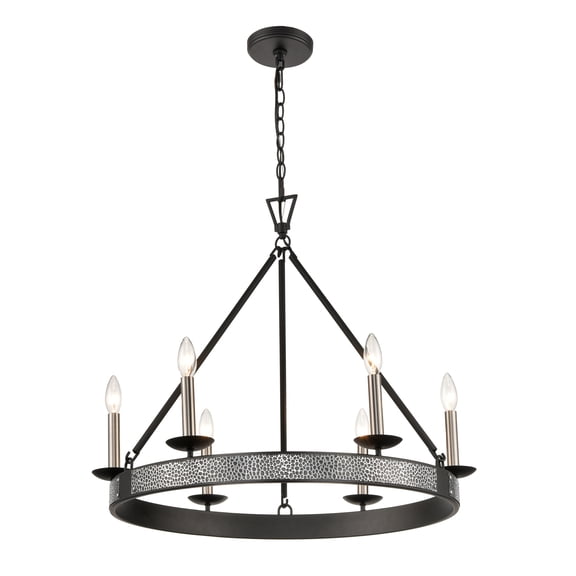 Elk Home 27-Inch Wide Impression Chandelier, Oil Rubbed Bronze