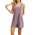 thumbnail image 3 of Cueply Rompers for Women Short Overalls Casual Summer Adjustable Strap Shorts Jumpsuit with Pockets, 3 of 7