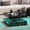 Black Marble, variant on HedoAjim Black LED Coffee Table for Living Room, Living Room Table 2-Tier Square Middle Center Table, Modern Coffee Tables with Storage, Wood Tea Tables for Dining Reception, Skin Feeling