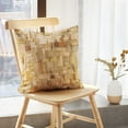 thumbnail image 5 of LALILO Throw Pillow Covers Wood Wood Material Wooden Bamboo Timber Cushion Cover 18" x 18", 2 Pack, 5 of 6