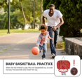 thumbnail image 4 of 1 Juego de aro de baloncesto colgante con Mini baloncesto para dormitorio de oficina en casa, 4 of 5